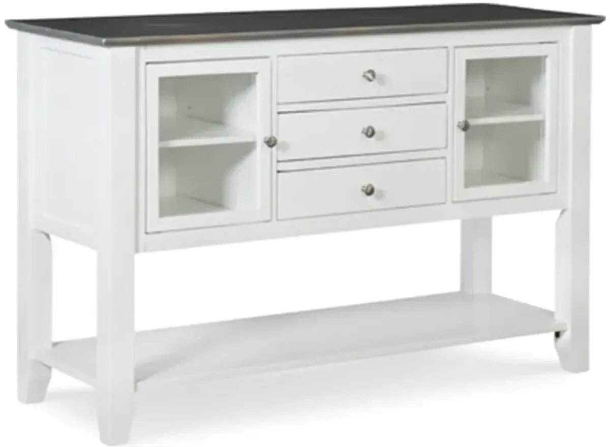 Cosmopolitan Heather Gray/White Server