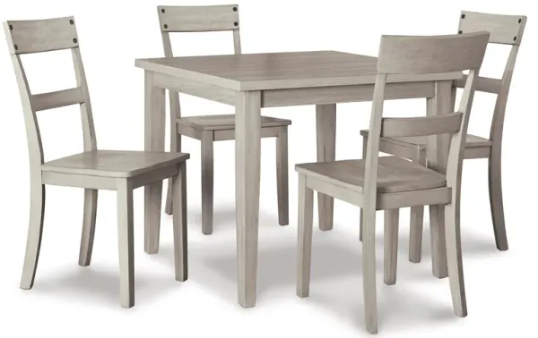 Loratti 5 Piece Dinette Set (Table with 4 Side Chairs)