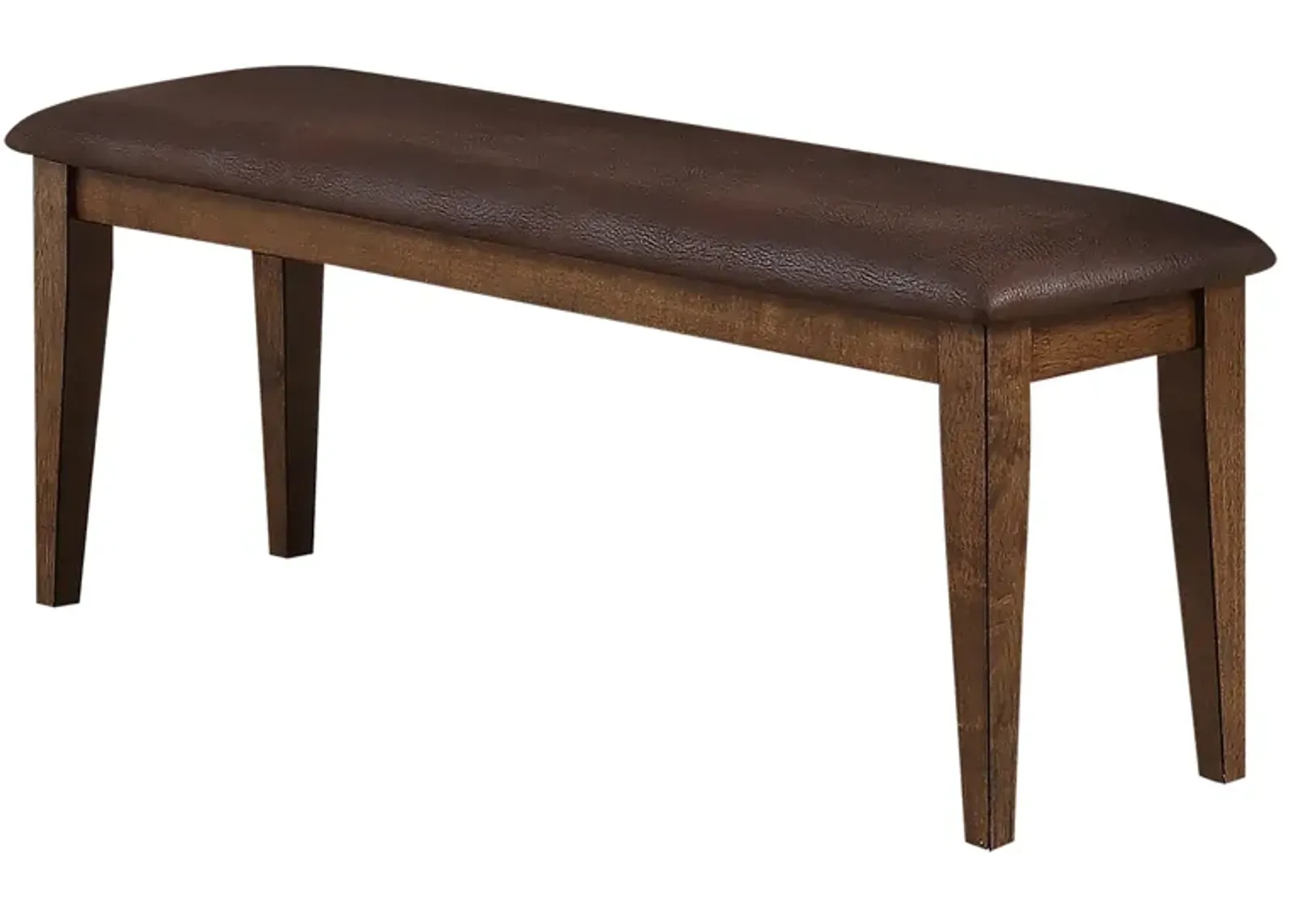 Nutmeg Mango Upholstered Bench