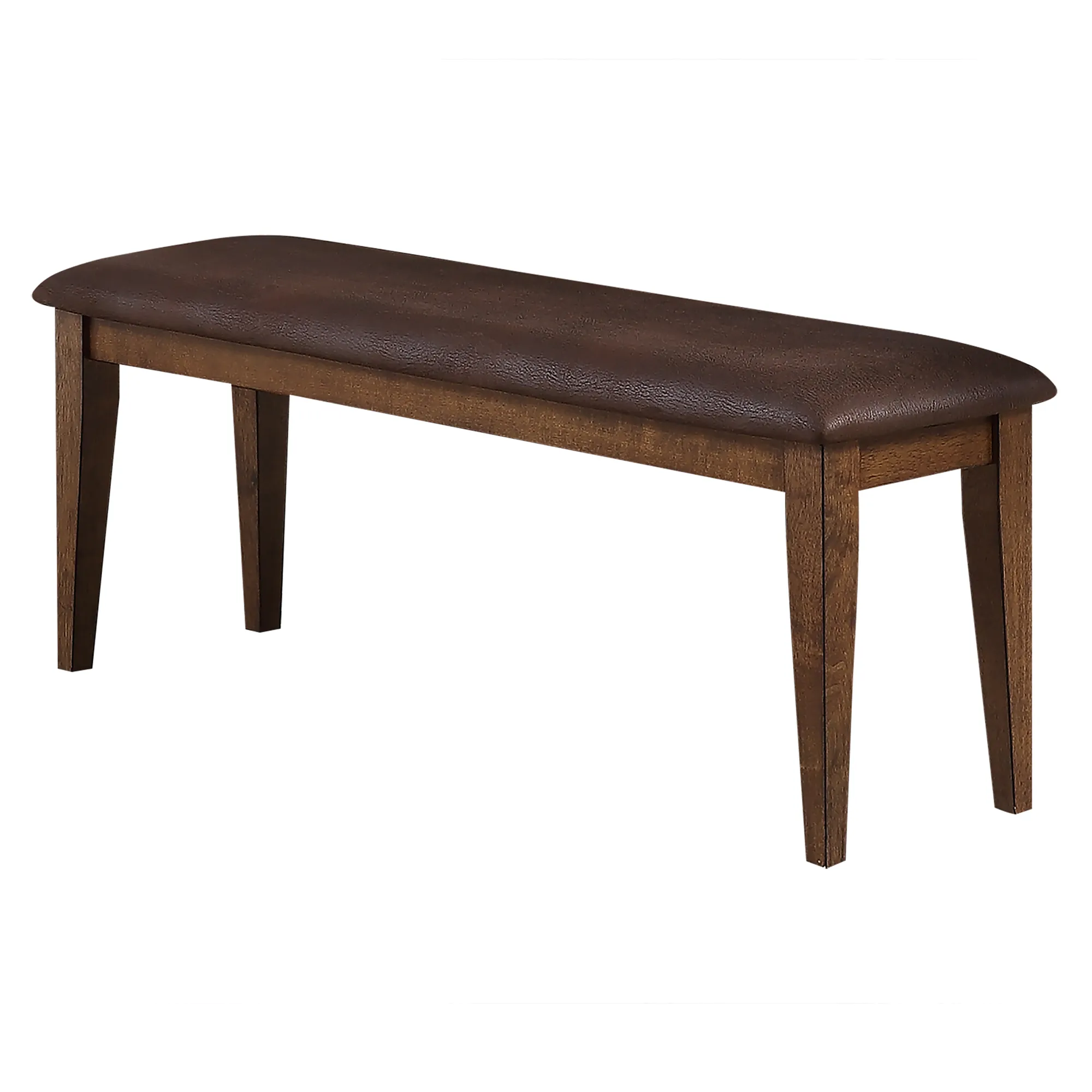 Nutmeg Mango Upholstered Bench