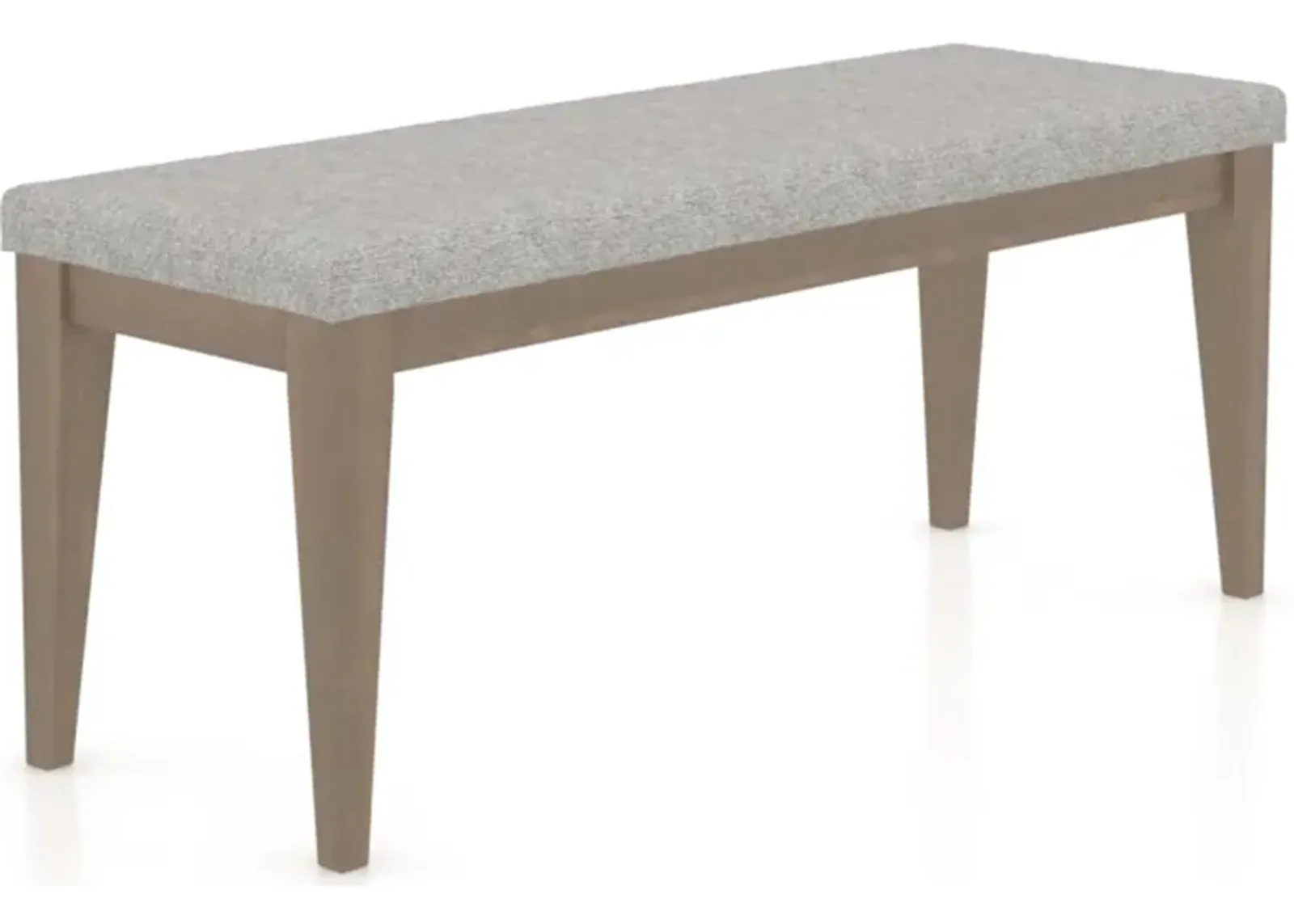 Bon Appetit by Canadel Weathered Grey Upholstered Bench