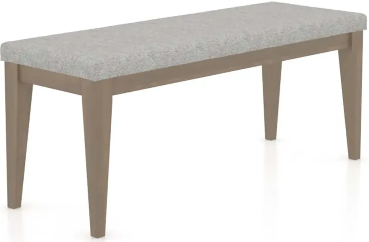 Bon Appetit by Canadel Weathered Grey Upholstered Bench