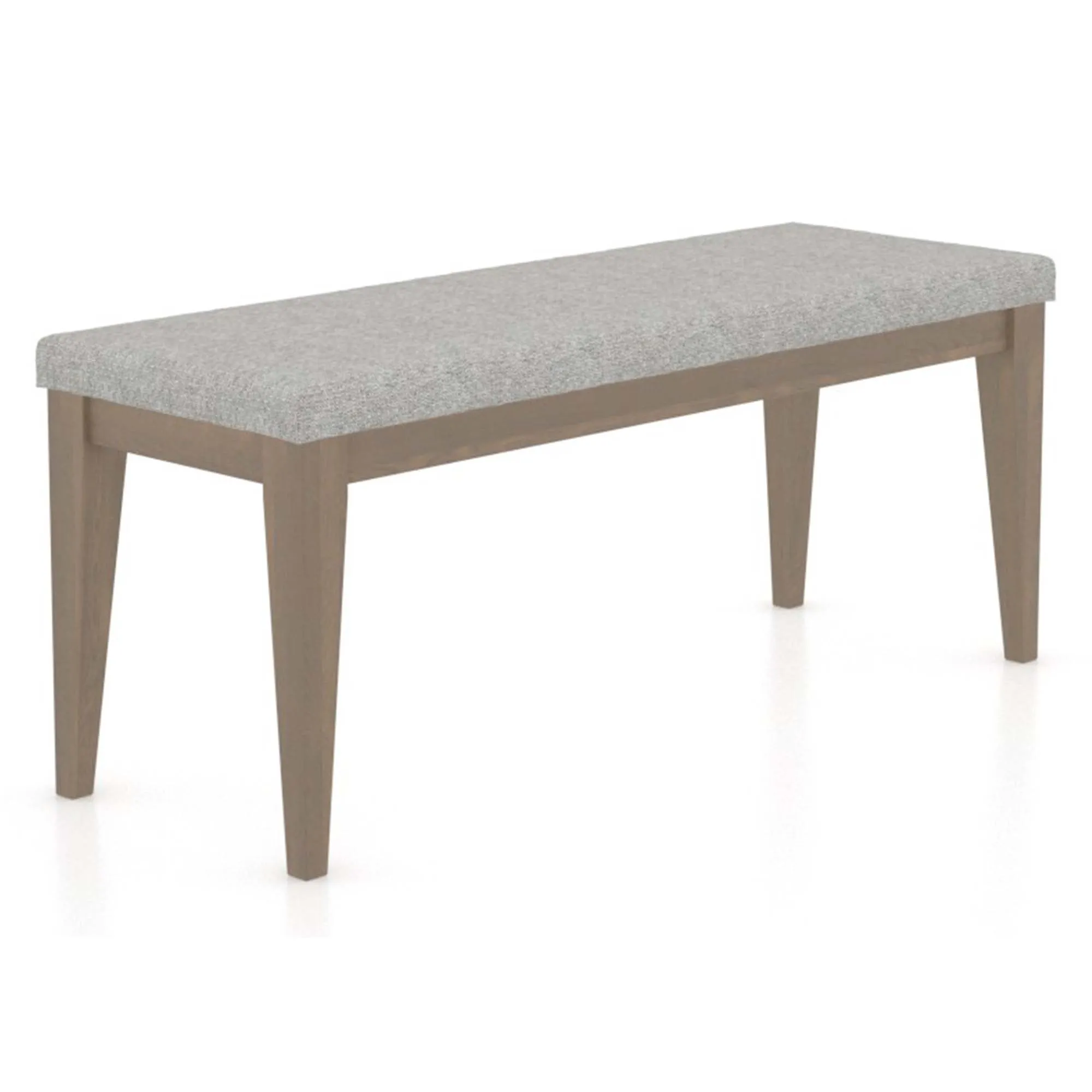 Bon Appetit by Canadel Weathered Grey Upholstered Bench