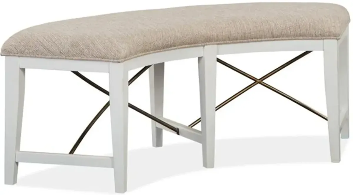 Heron Cove Curved Bench