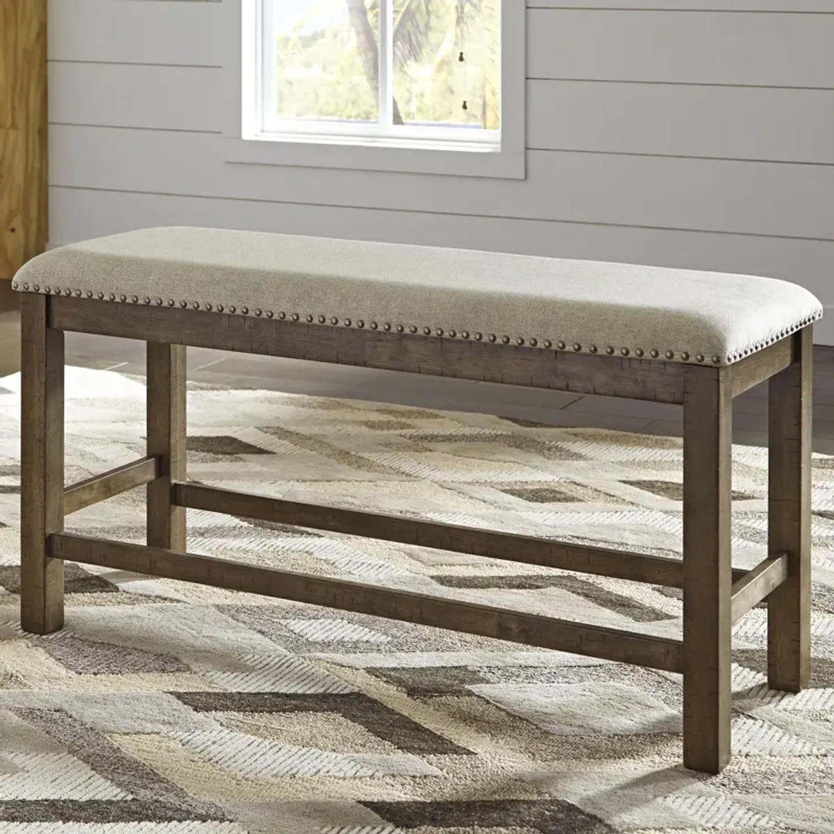 Moriville Counter Height Upholstered Bench