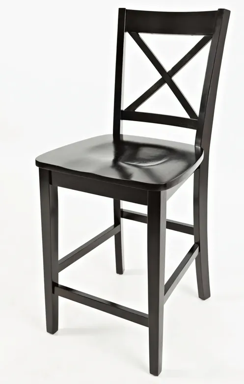 Simplicity Espresso X-Back Stool