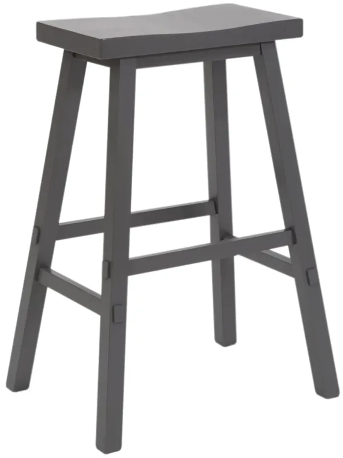 Creations Gray Backless Stool