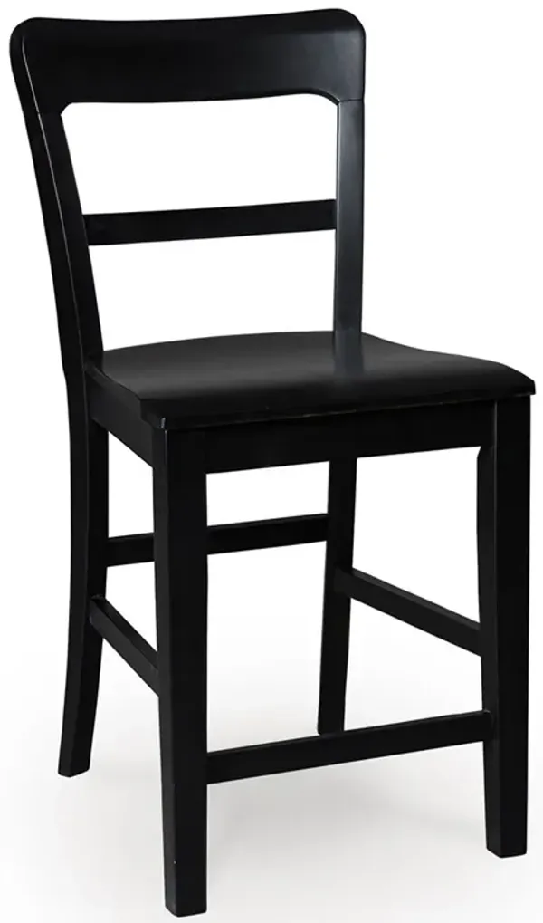 Country Manor Black Bistro Stool