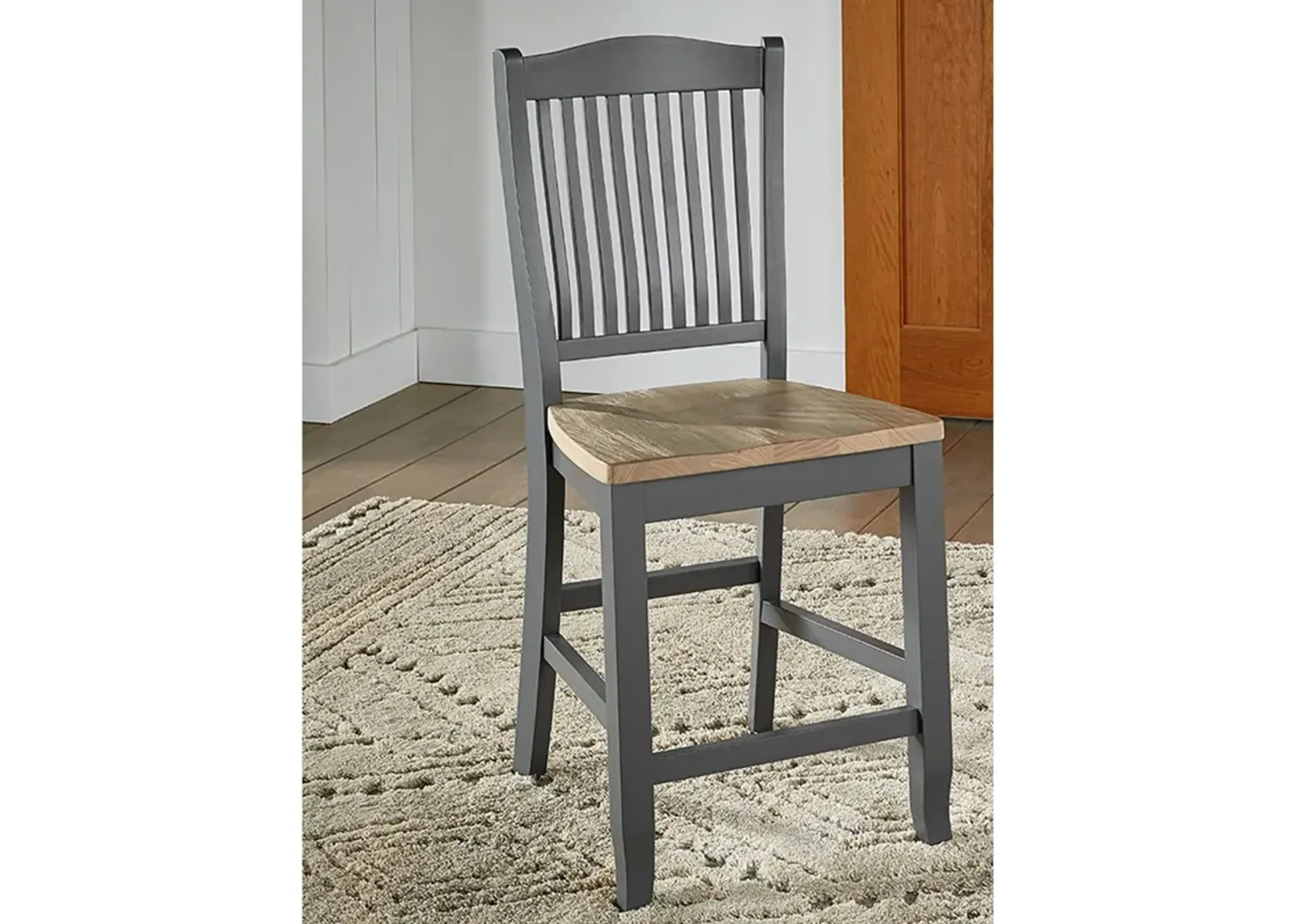 Port Townsend Slat Wood Stool