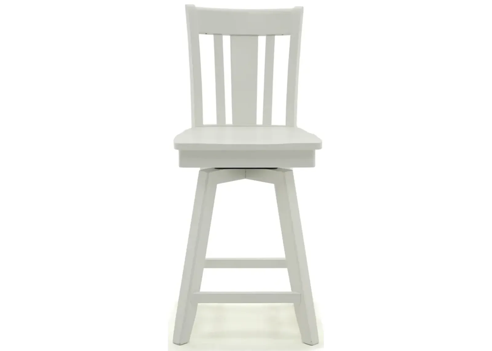 Hampton San Remo White Swivel Stool