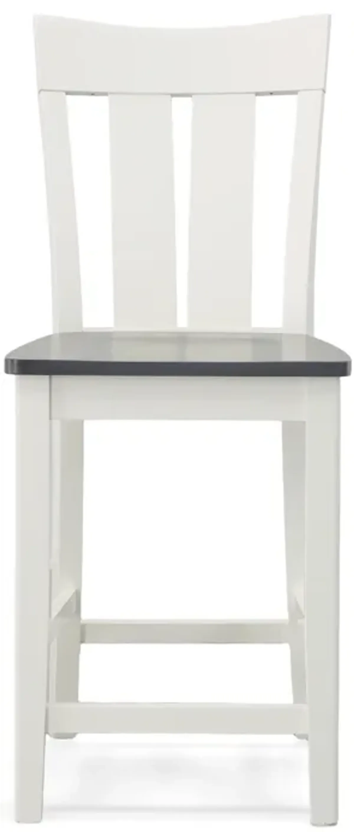 Cosmopolitan Heather Gray/White Ava Stool