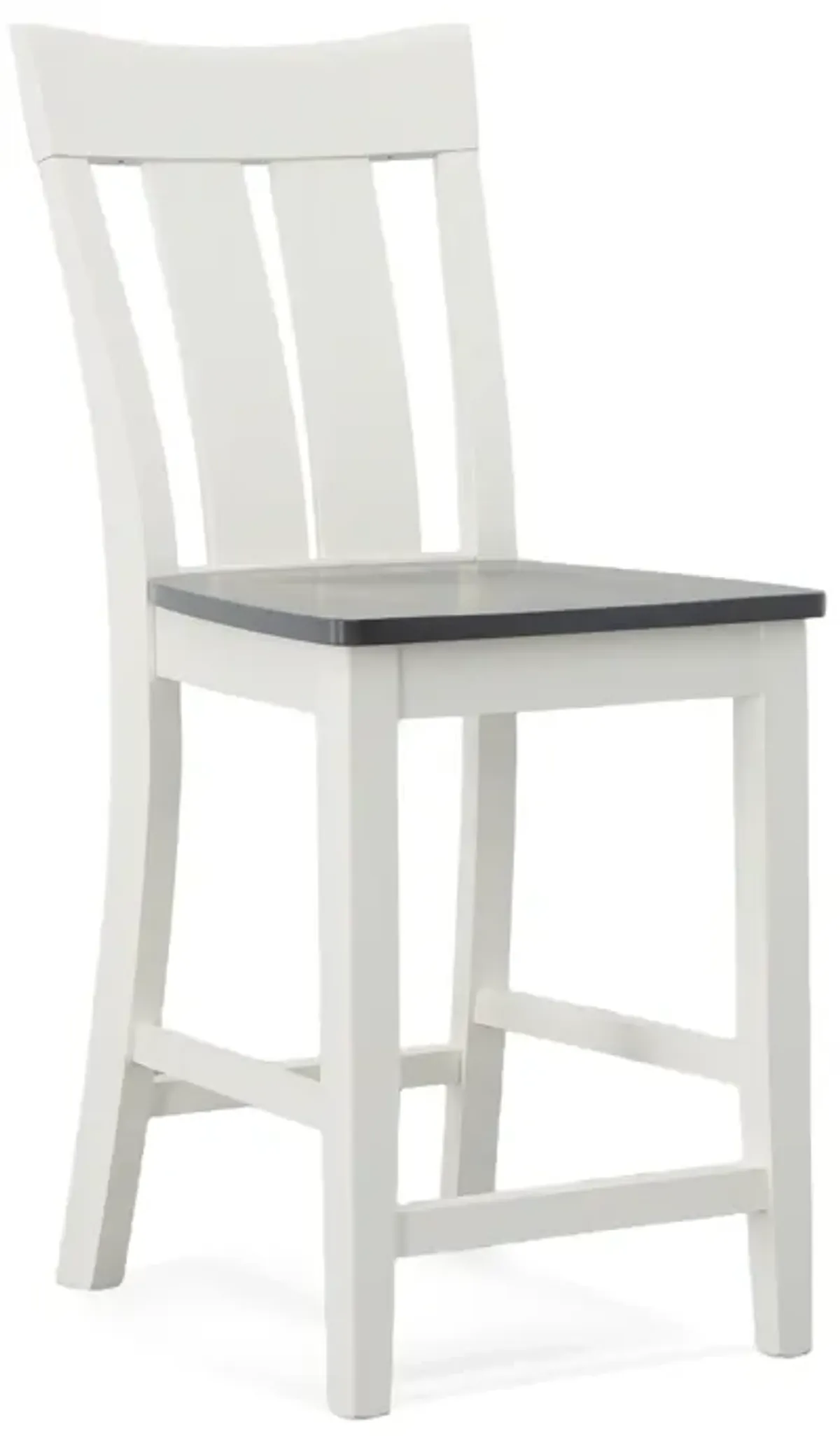 Cosmopolitan Heather Gray/White Ava Stool