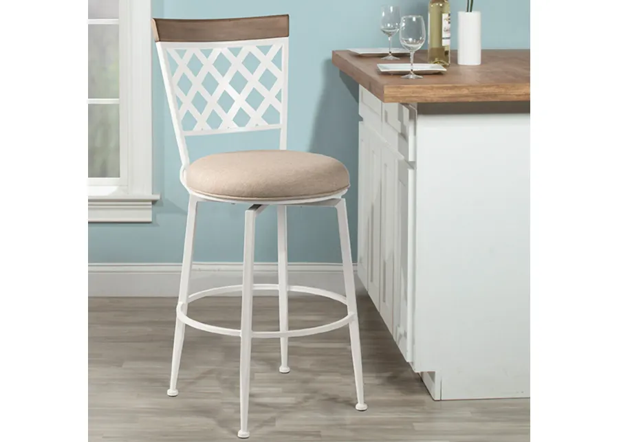 Greenfield White Counter Stool