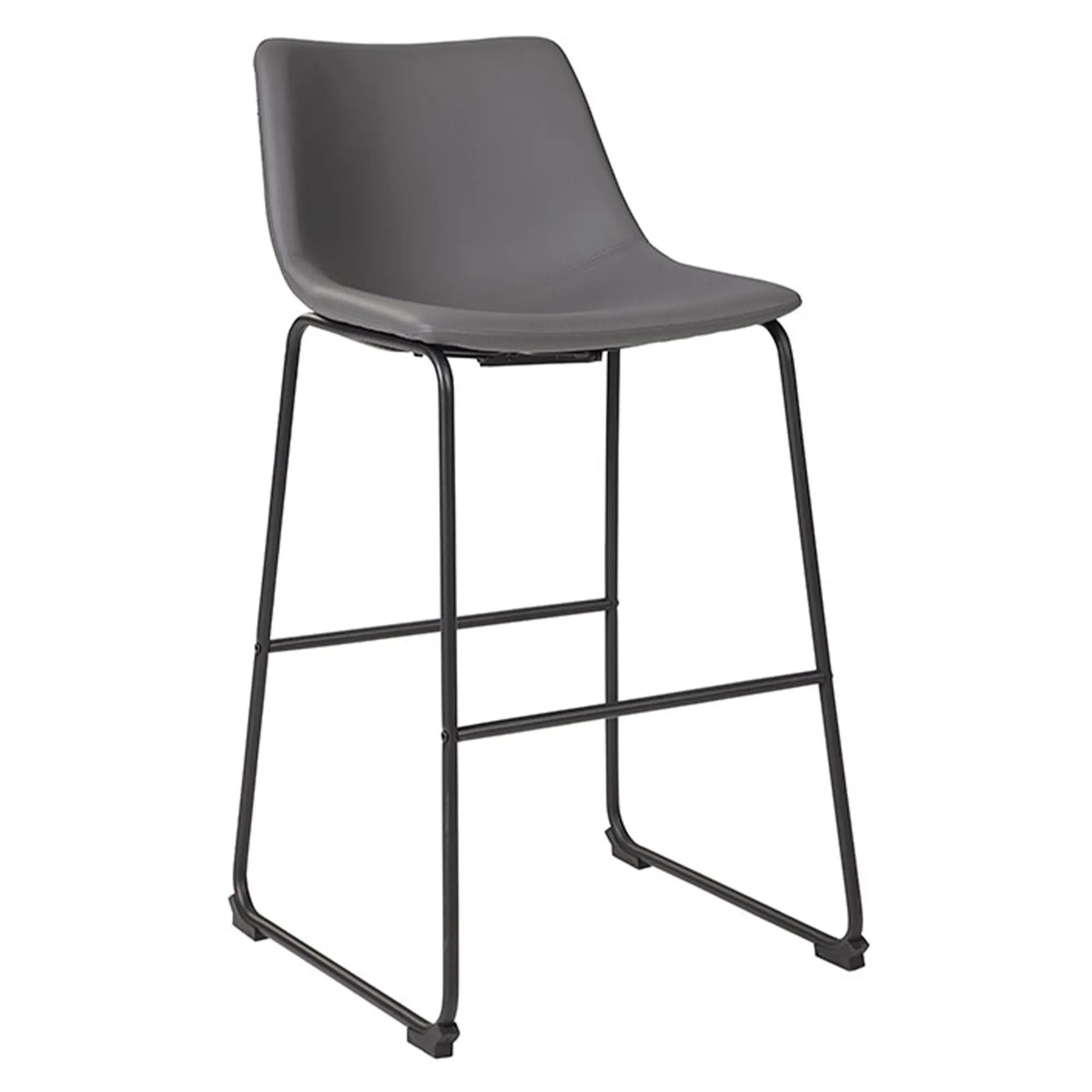 Centiar Grey Upholstered Barstool