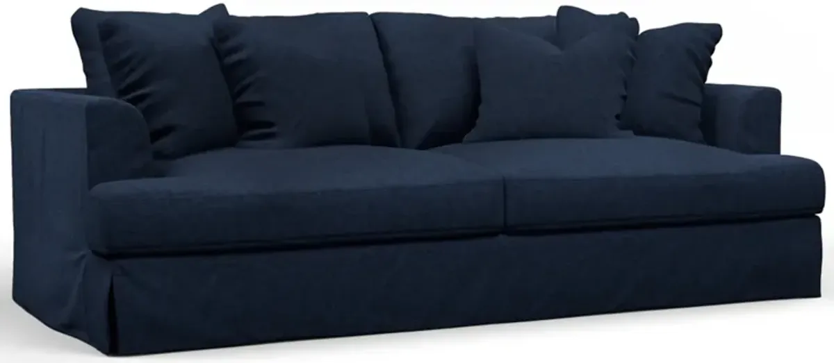 Newport Navy Slipcover Sofa