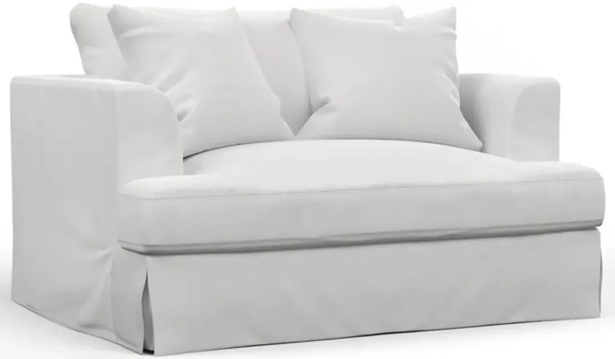 Newport Pearl Slipcover Chair