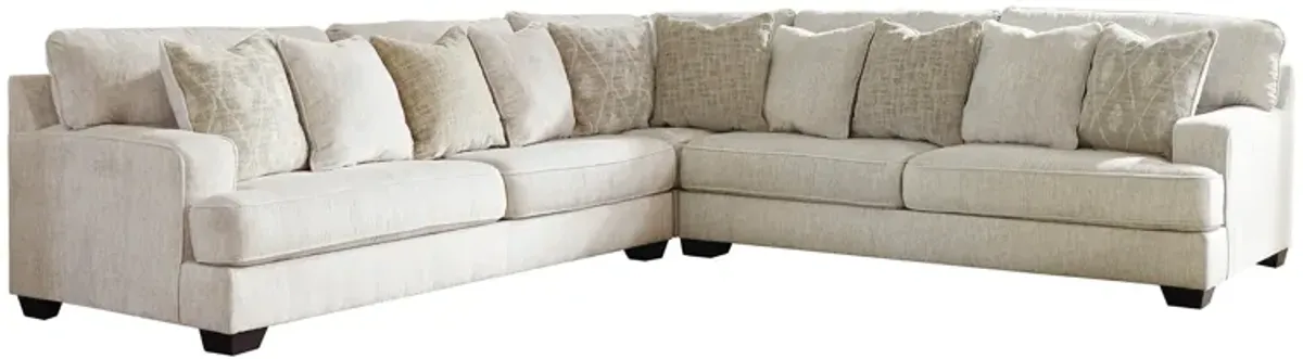 Rawcliffe Parchment 3 Piece Sectional