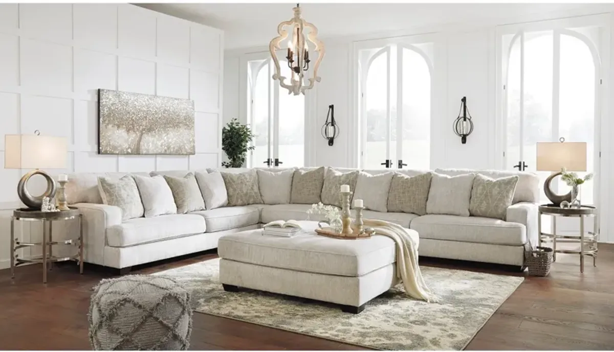 Rawcliffe Parchment 4 Piece Sectional