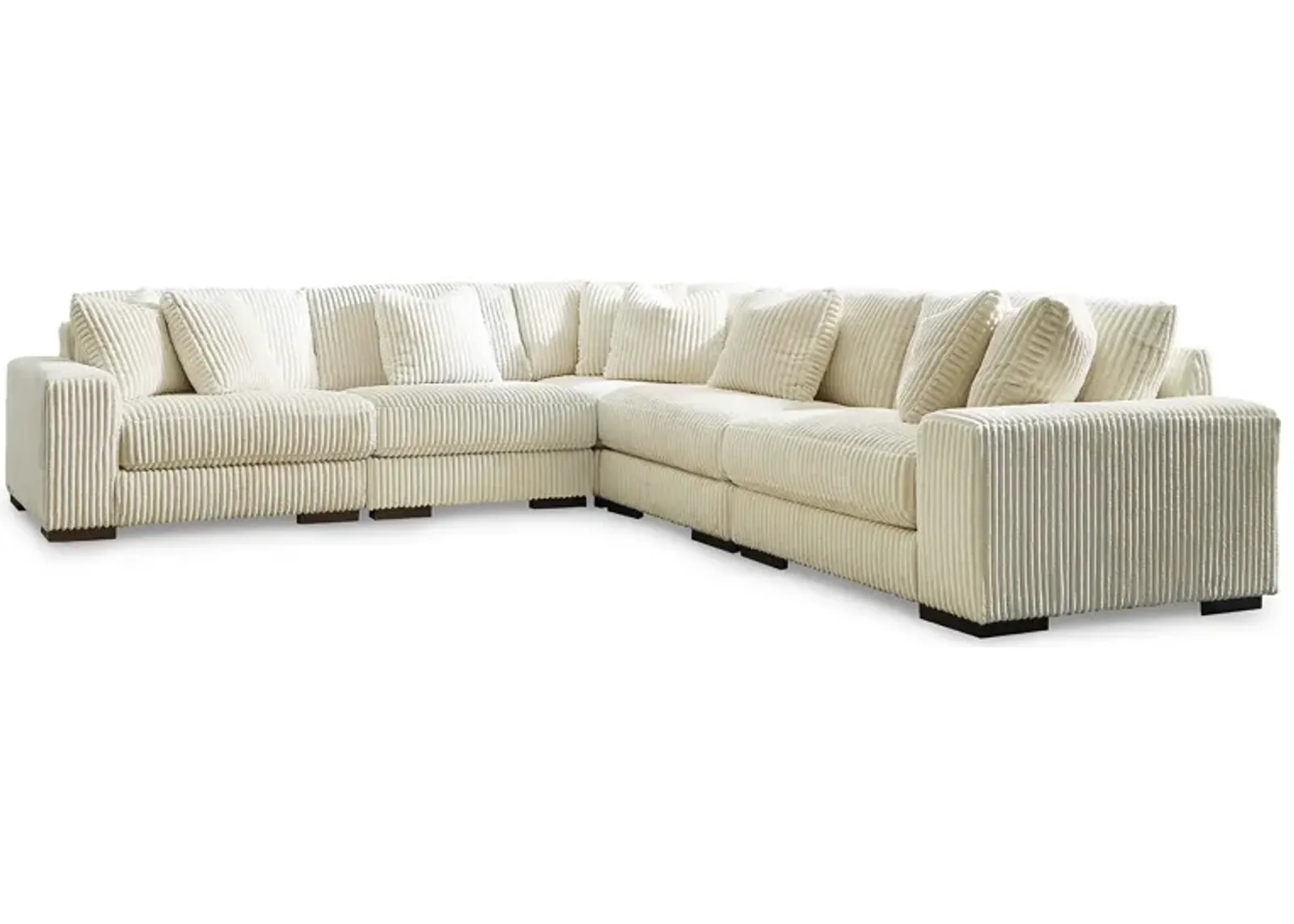 Lindyn Ivory 5 Piece Sectional