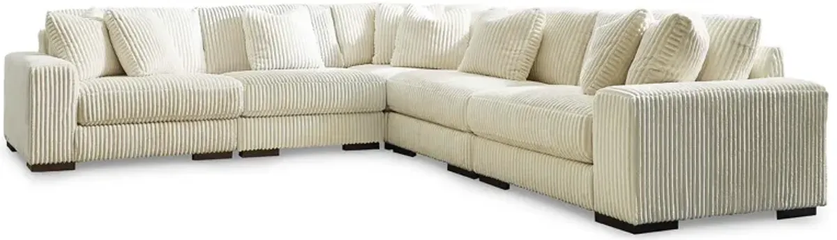 Lindyn Ivory 5 Piece Sectional