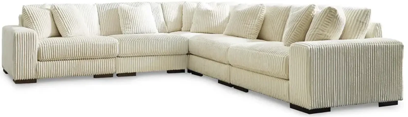 Lindyn Ivory 5 Piece Sectional