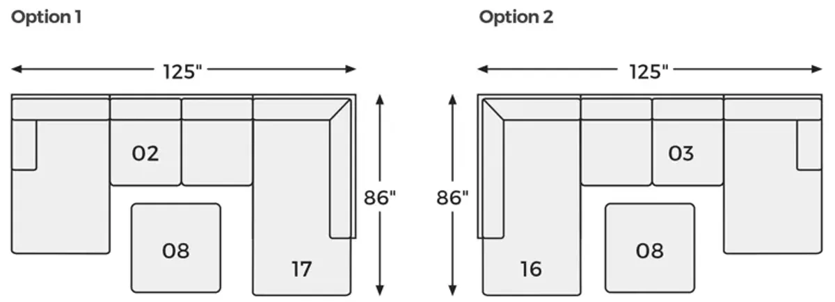 Phannon Putty 2 Piece Sectional