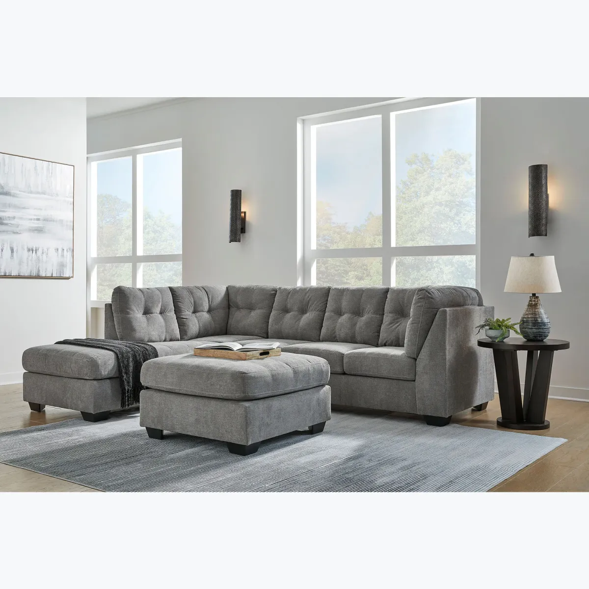 Marleton Gray 2 Piece Sectional