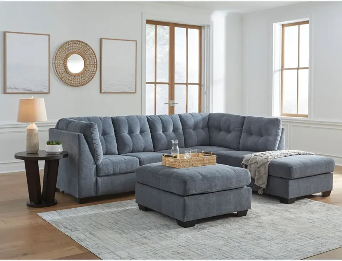 Marleton Denim 2 Piece Sectional