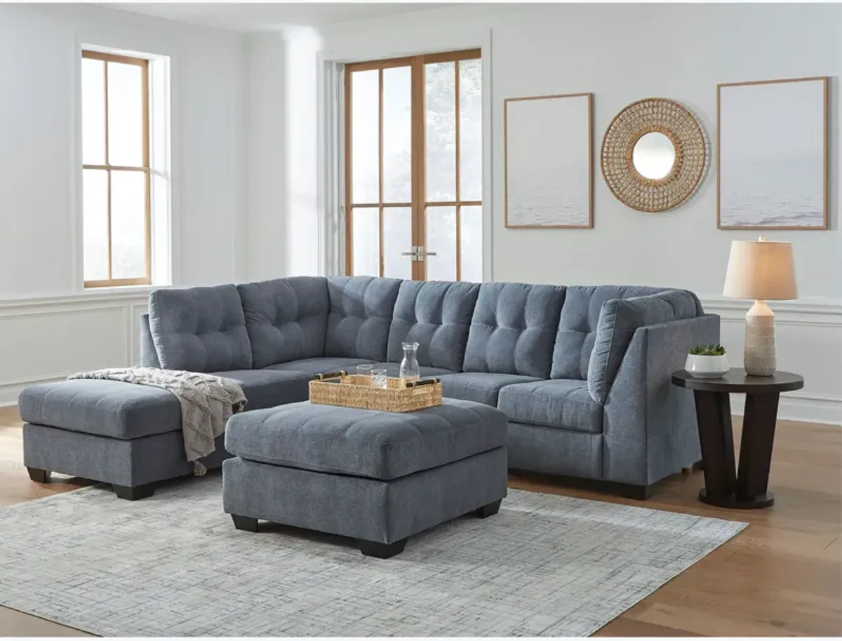 Marleton Denim 2 Piece Sectional