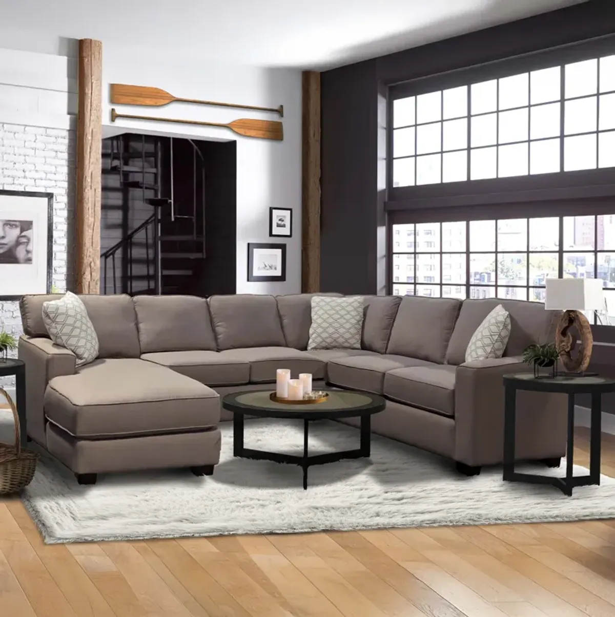 Sunbrella Remix 3 Piece Sectional