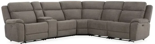 Mako Mink 6 Piece Power Headrest Reclining Sectional