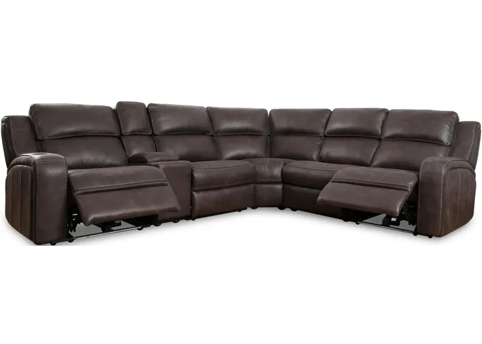 Beacon 6 Piece Power Headrest Reclining Sectional