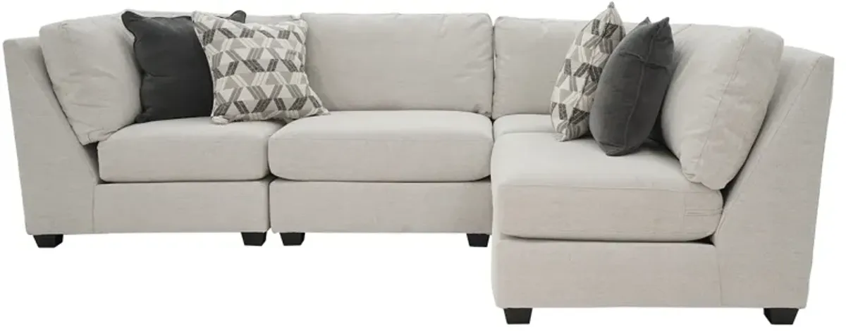 Geoffrey 4 Piece Modular Sectional (2 Corners and 2 Armless Chairs)