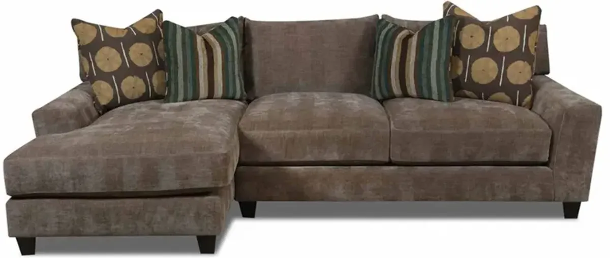 Samab Mocha 2 Piece Sofa Chaise