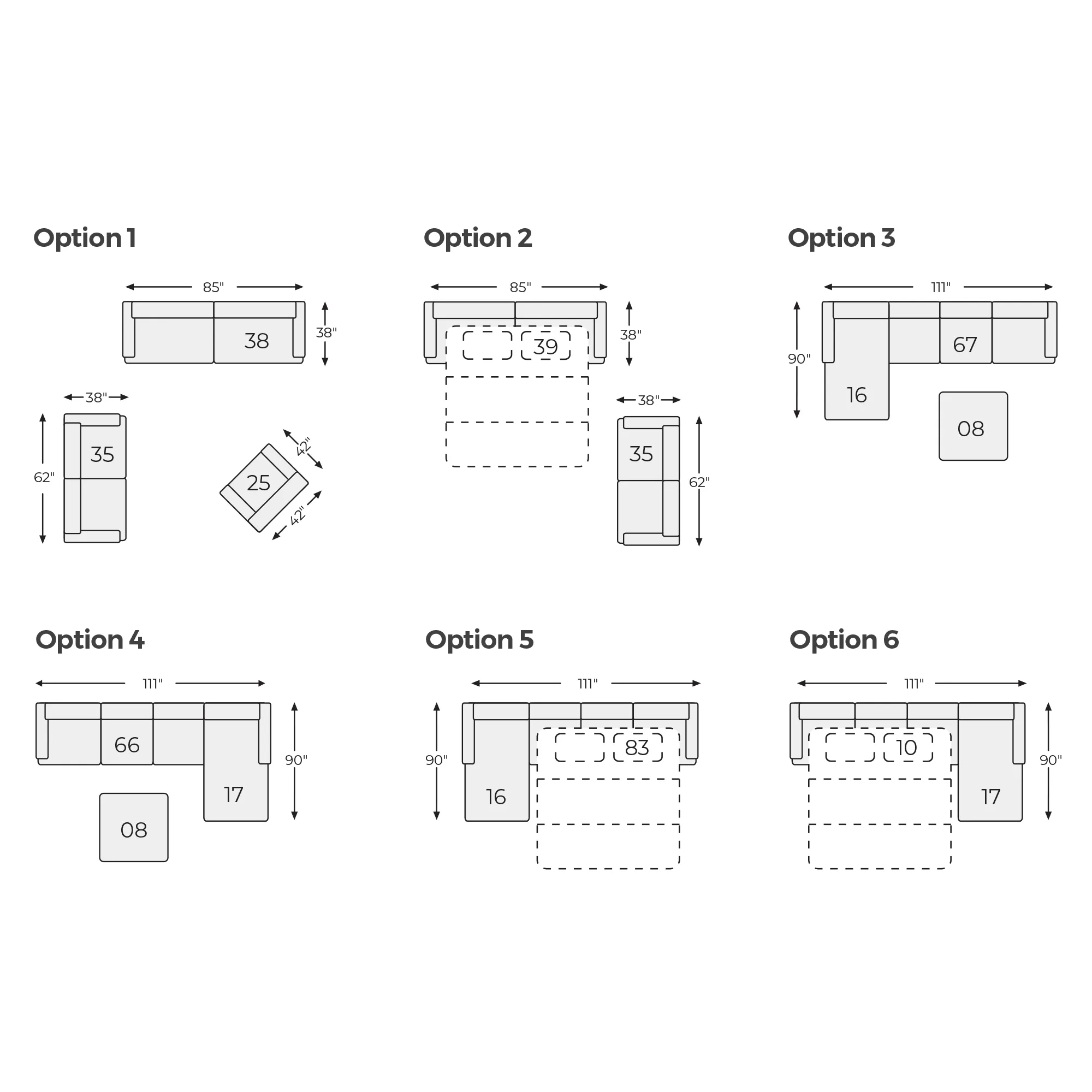 Altari Slate 2 Piece Sectional