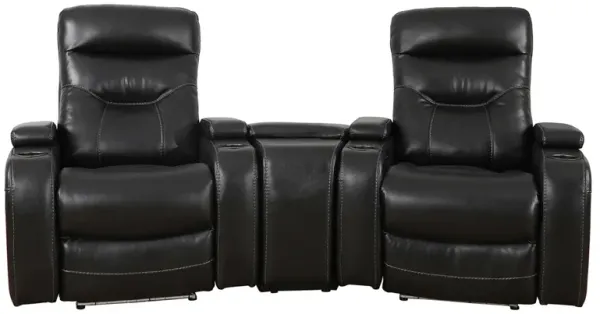Blackberry 3 Piece Home Theater (2 Recliners and Console)