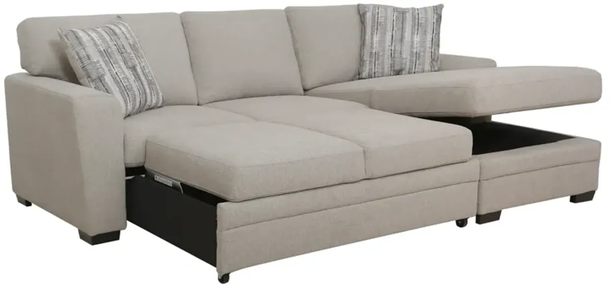 Davie Dove 2 Piece Media Sleeper