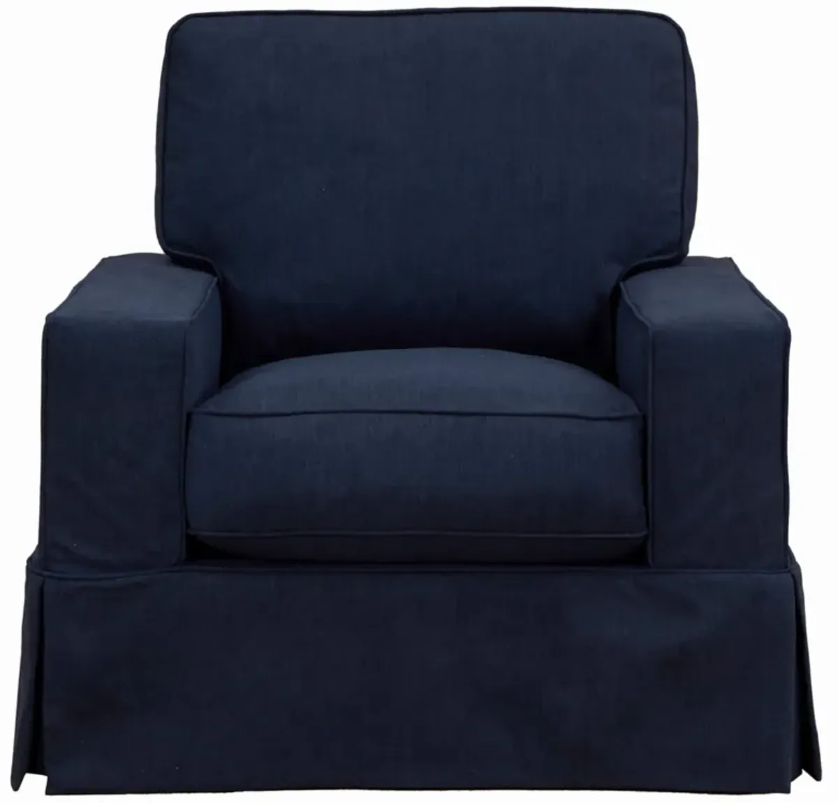 Americana Navy Slipcover Chair