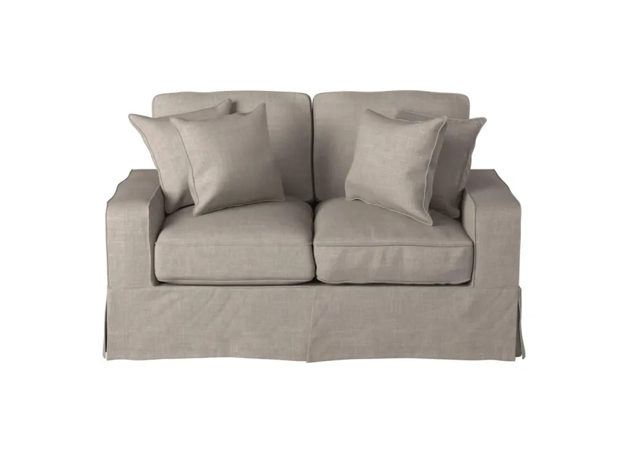 Americana Gray Slipcover Loveseat