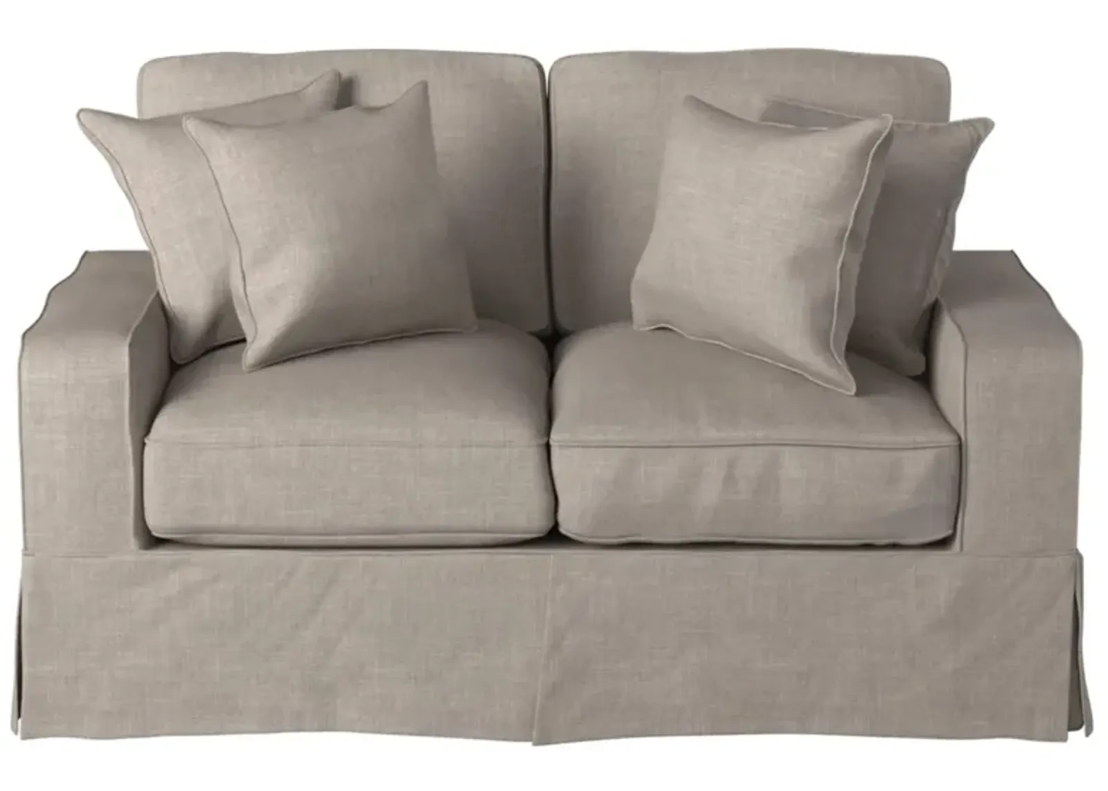 Americana Gray Slipcover Loveseat