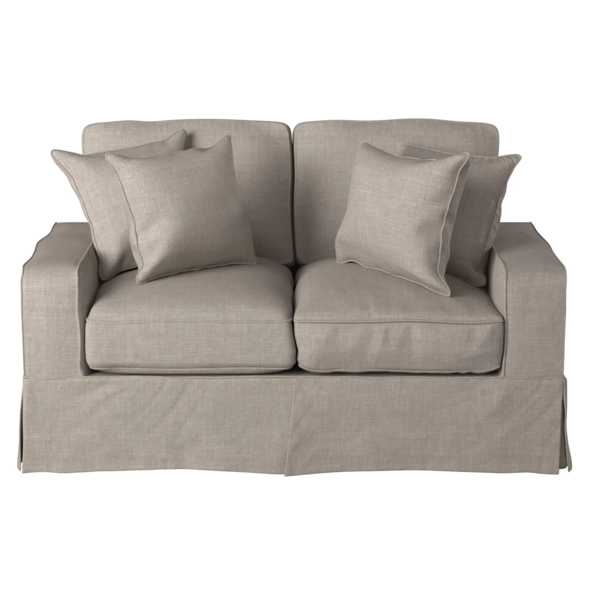 Americana Gray Slipcover Loveseat