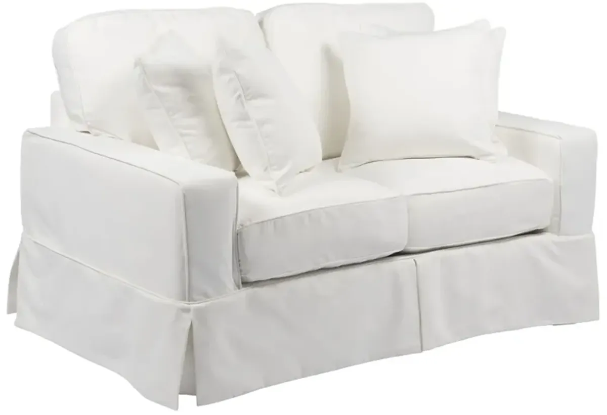 Americana Pearl Slipcover Loveseat