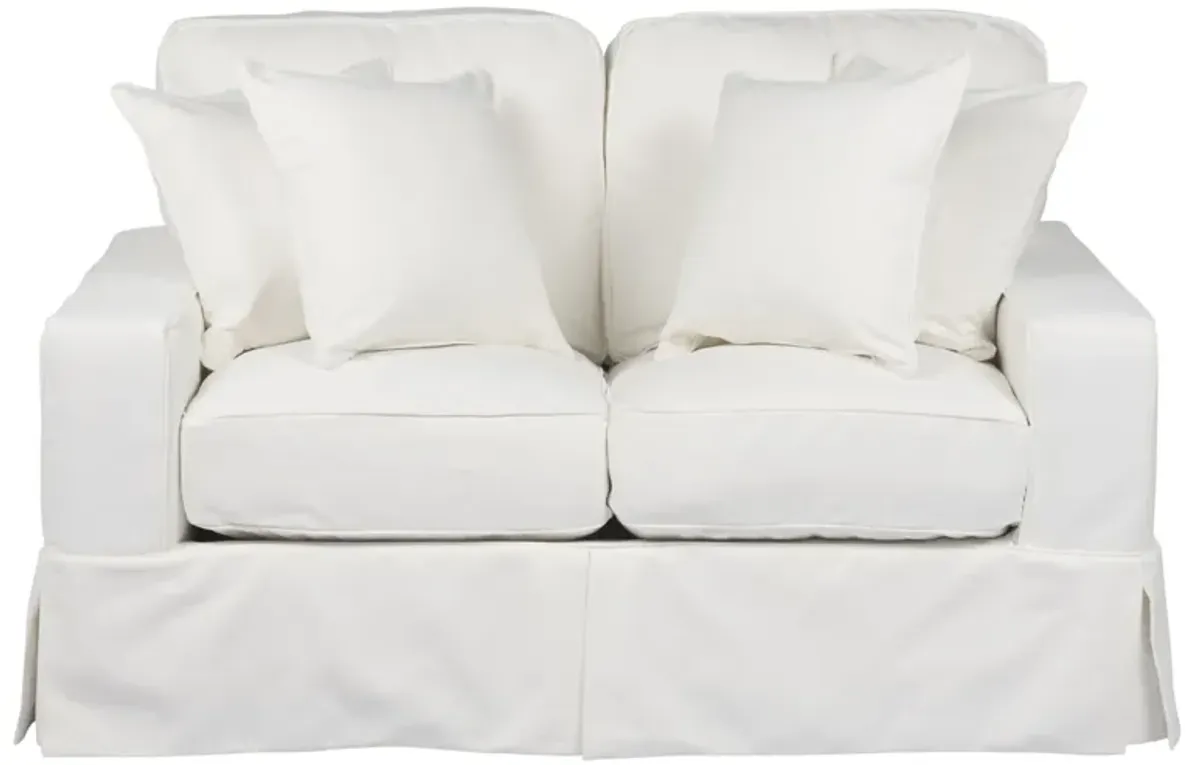 Americana Pearl Slipcover Loveseat