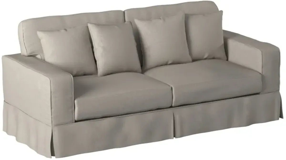 Americana Gray Slipcover Sofa