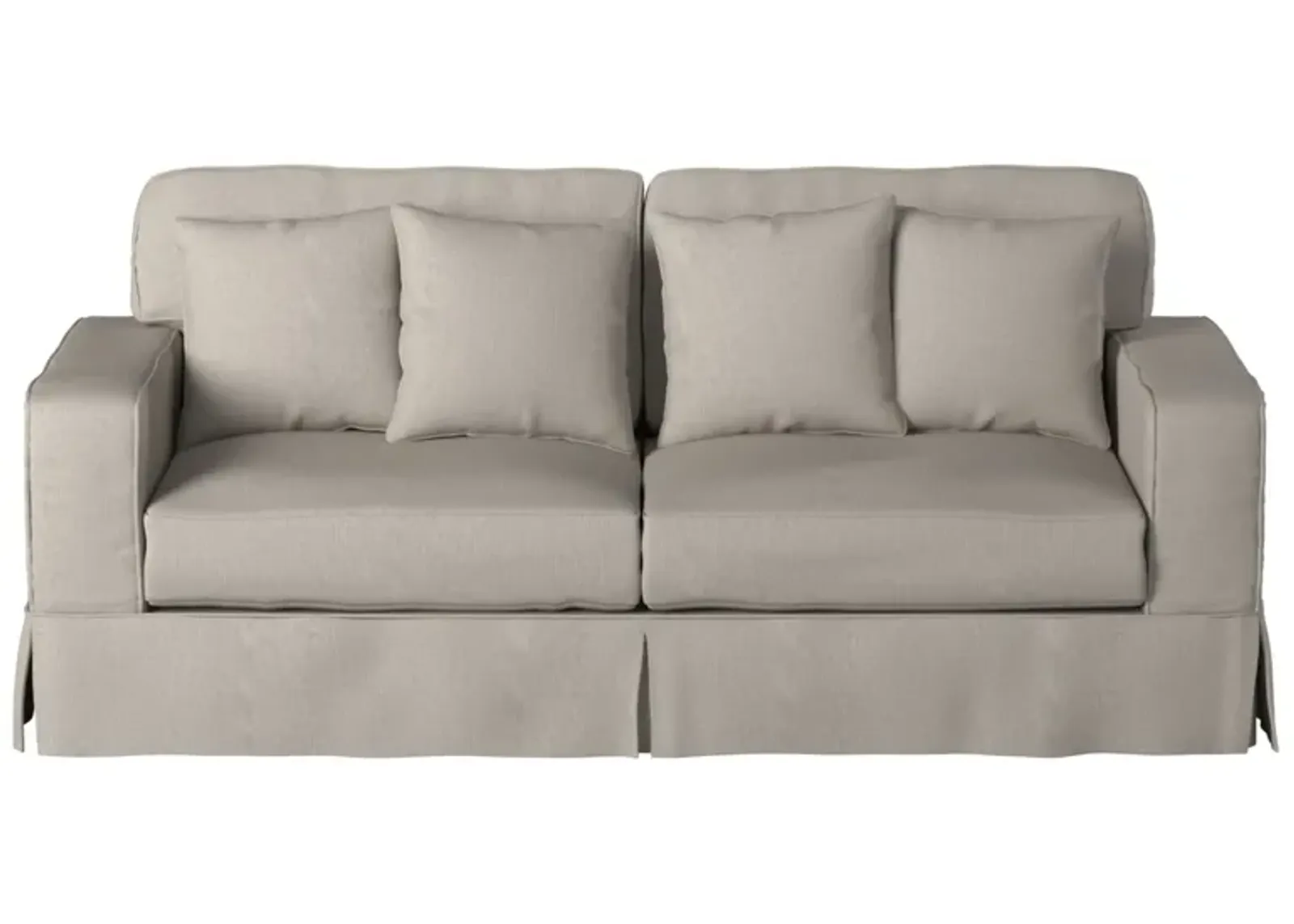 Americana Gray Slipcover Sofa