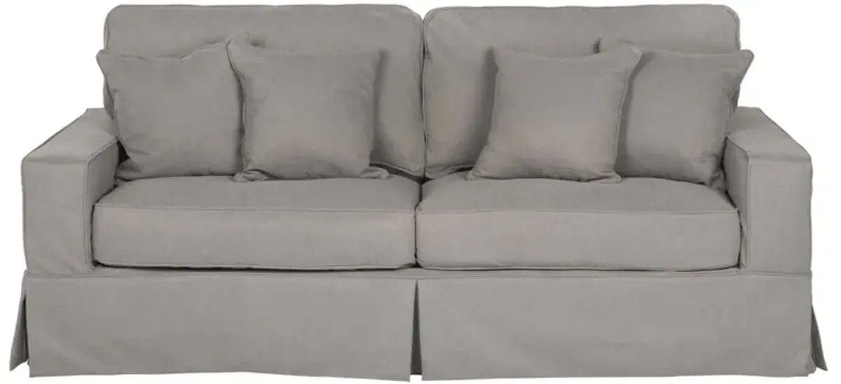 Americana Slate Slipcover Sofa