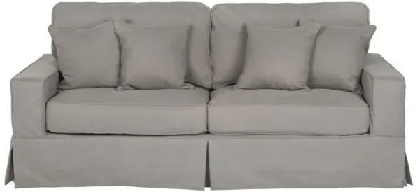 Americana Slate Slipcover Sofa