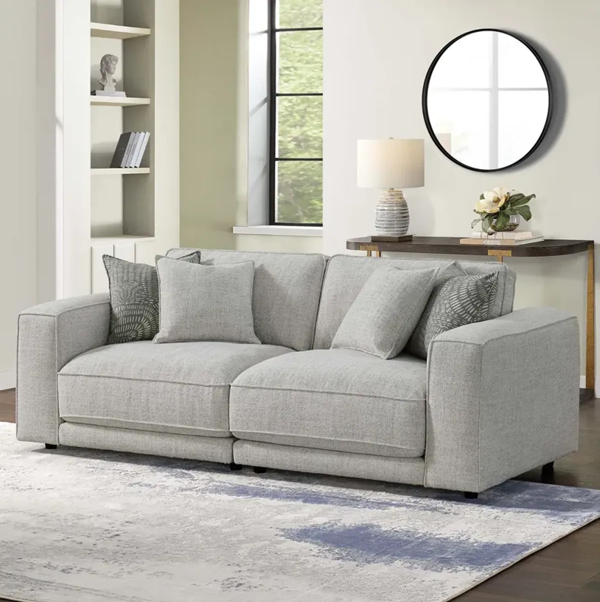 Ava Cloud 2 Piece Modular Sofa