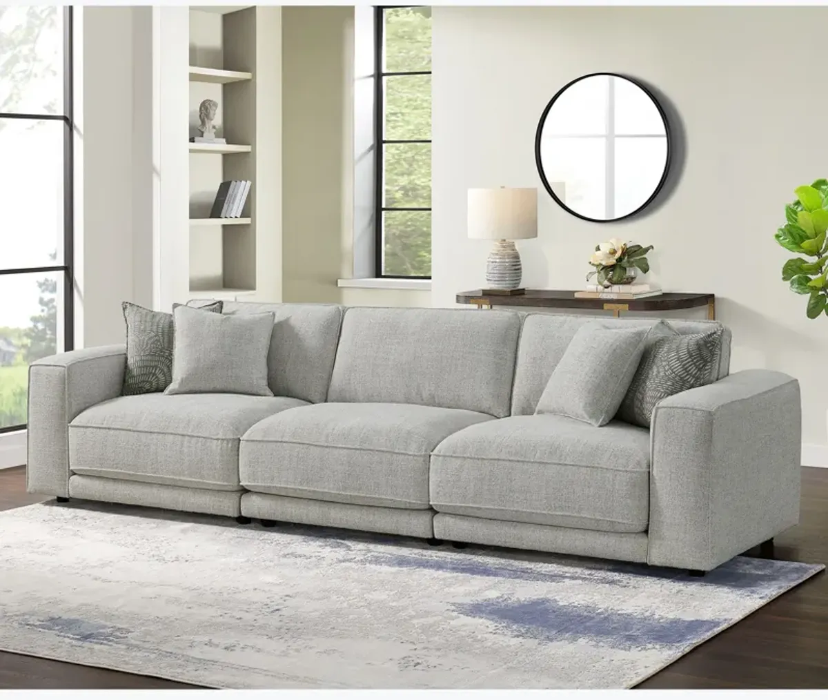 Ava Cloud 3 Piece Modular Sofa