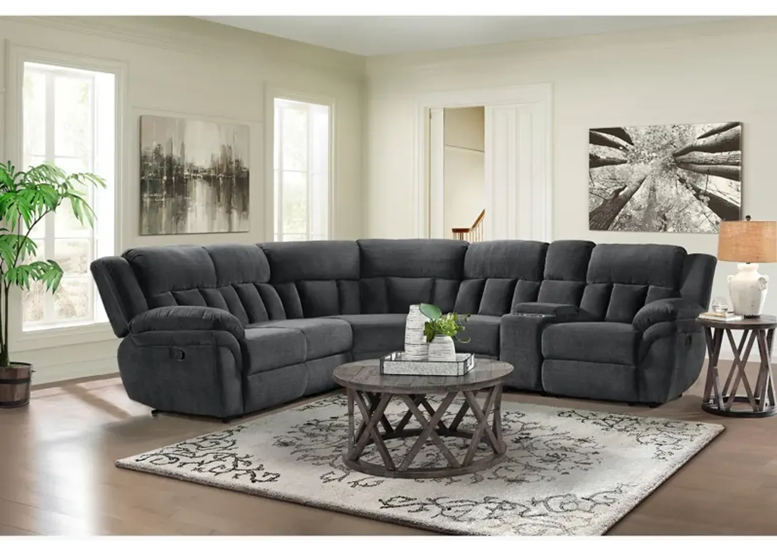 McCann 6 Piece Reclining Sectional